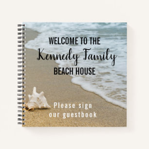 Cuaderno Bienvenidos a la Casa Coastal Family Beach