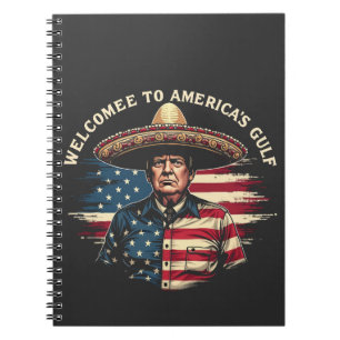 Cuaderno Bienvenidos a la costa este de Trump en el Golfo d