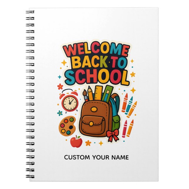 CUADERNO BIENVENIDOS A LA ESCUELA (Frente)