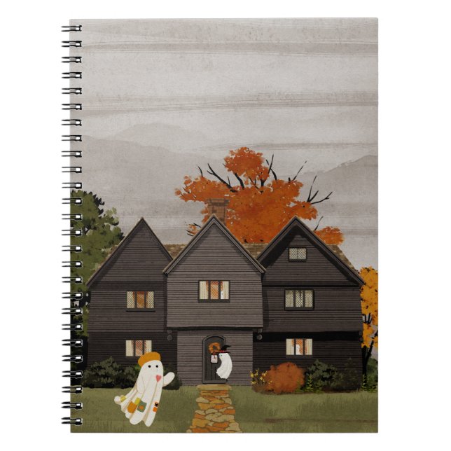 Cuaderno Bienvenidos a tu casa embrujada (Frente)