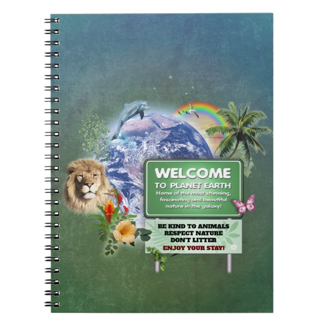 Cuaderno Bienvenidos al planeta Tierra (Frente)