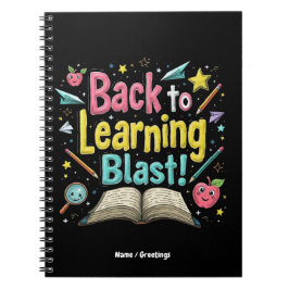 Cuaderno Bienvenidos de vuelta al aprendizaje explosivo de 