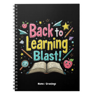 Cuaderno Bienvenidos de vuelta al aprendizaje explosivo de 
