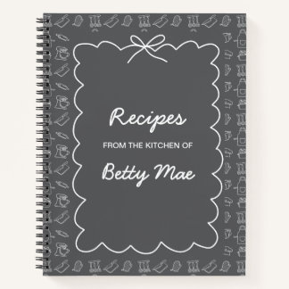 Cuaderno Big Blank Cookbook Write Your Own Favorite Recipe 