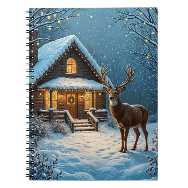 Cuaderno  Big Buck's Snowy Christmas Visit (Frente)