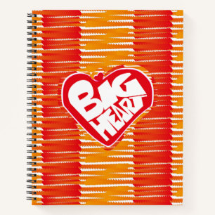 Cuaderno Big heart/Corazon Grande love by Masanser pixelat