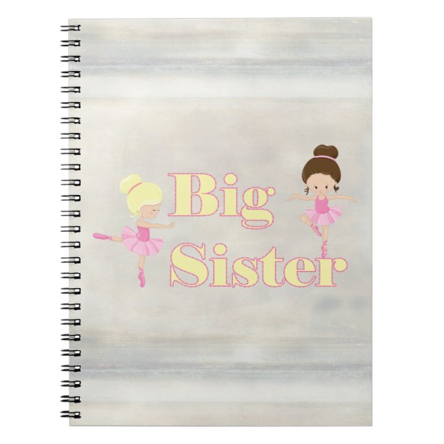 Cuaderno Big Sister Dancing Ballerina  (Frente)
