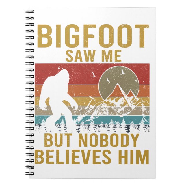 Cuaderno Bigfoot me vio (Frente)
