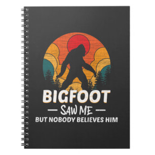 Cuaderno Bigfoot Me Vio Pero Nadie Le Cree