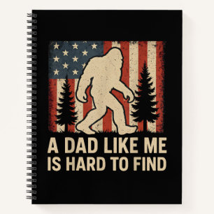 Cuaderno Bigfoot Patriótico Un Papá Como Yo Es Difícil De E