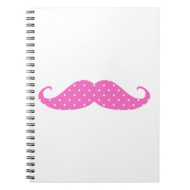 Cuaderno Bigote femenino de los lunares de las rosas (Frente)