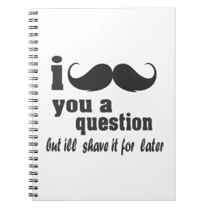 Cuaderno Bigote I usted una pregunta