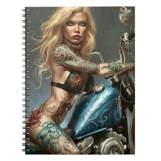 Cuaderno Biker Babe10 (Frente)