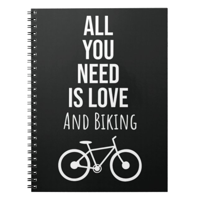 Cuaderno Biking Gifts Bicycle Cycling Bike Bicycling Biker (Frente)