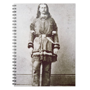 Cuaderno "Bill salvaje" Hickok (1837-76) (foto de b/w)