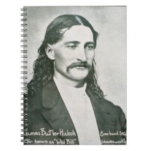 Cuaderno "Bill salvaje" Hickok (foto de b/w)
