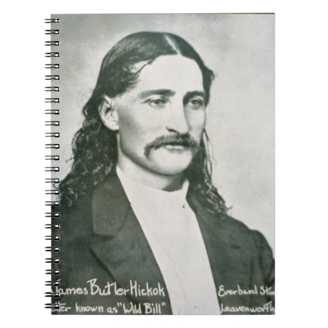 Cuaderno "Bill salvaje" Hickok (foto de b/w) (Frente)