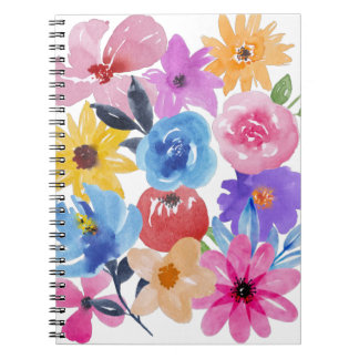 Cuaderno Billete/Diario de notas florales clásicas