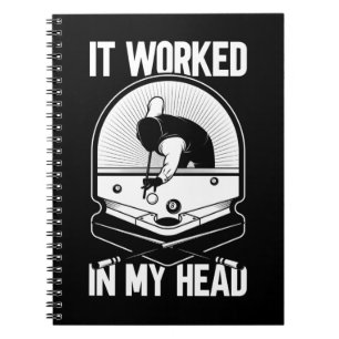 Cuaderno Billiard 8 Ball Funcionó con mi Head Pool Player