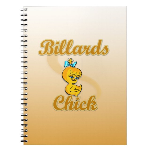 Cuaderno Billiards Chick (Frente)