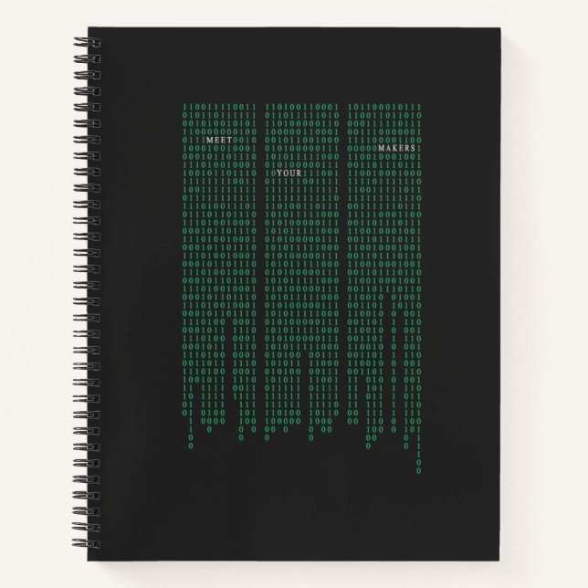 Cuaderno Binary Conozca A Sus Fabricantes (Anverso)