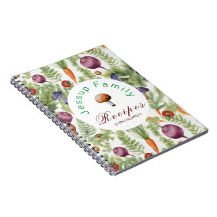 Cuaderno Binder de recetas familiares personalizadas, libro