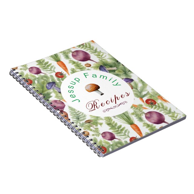 Cuaderno Binder de recetas familiares personalizadas, libro (Lado Derecho)