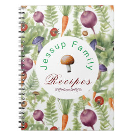 Cuaderno Binder de recetas familiares personalizadas, libro