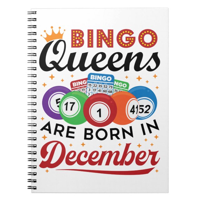Cuaderno Bingo Bingo Queens nace en diciembre (Frente)