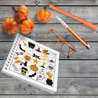 Cuaderno Bingo de Halloween