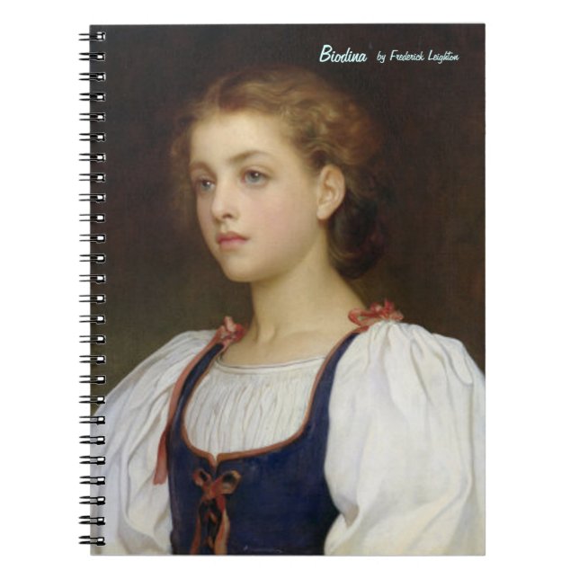 Cuaderno Biodina por Frederick Leighton Notebook (Frente)