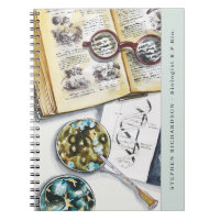 Biología Biólogo Científico Acuarela Monograma