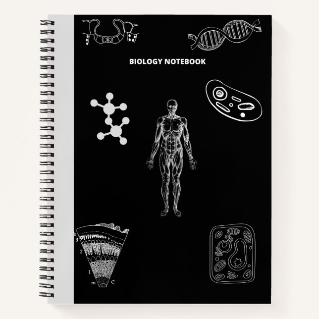 CUADERNO BIOLOGÍA CUERPO HUMANO Y CÉLULAS NOTEBOOK (Anverso)