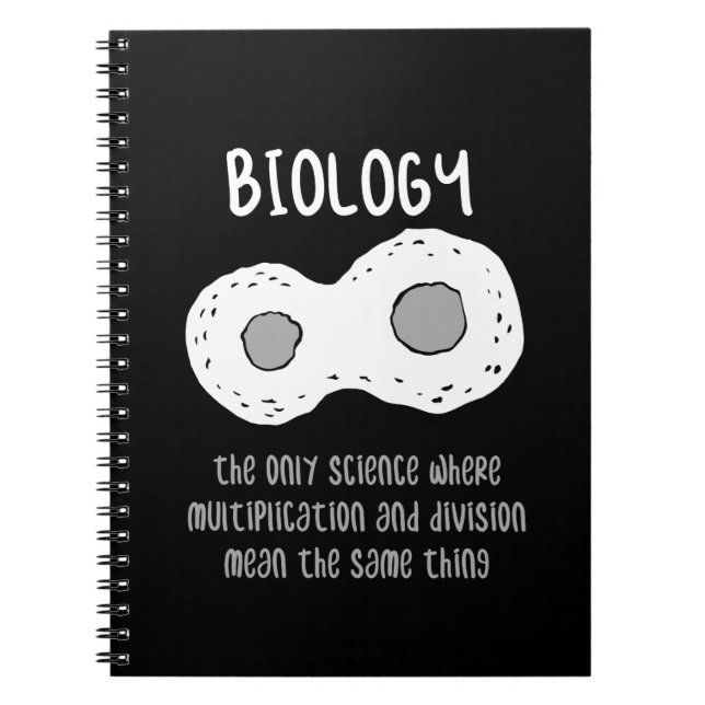 Cuaderno Biología - La biología El único regalo científico (Frente)