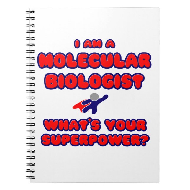 Cuaderno Biólogo molecular .. ¿Cuál es tu superpoder? (Frente)