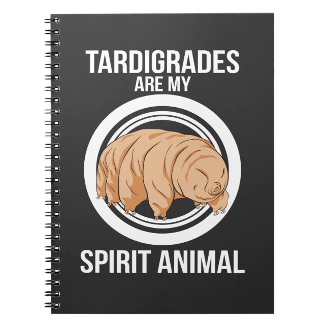 Cuaderno Biólogo tardígrado del oso del agua de la (Frente)