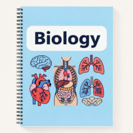 Cuaderno Biology Human Anatomy Organs Educational Notebook 