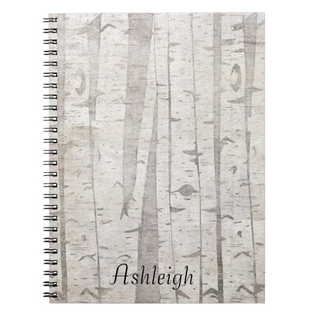 Cuaderno Birch Trees (Frente)