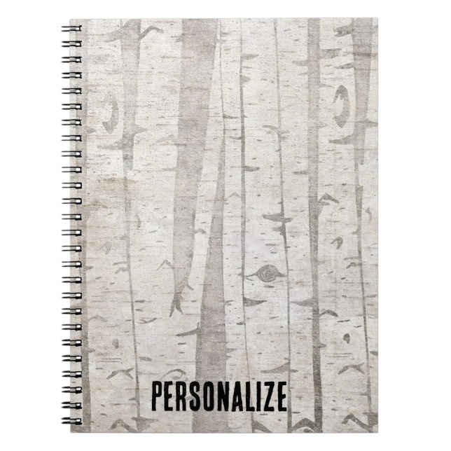 Cuaderno Birch Trees (Frente)