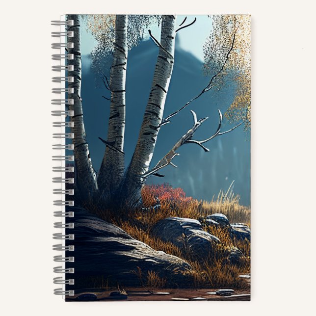 Cuaderno Birches Northern Ireland Round, Birch View (Anverso)