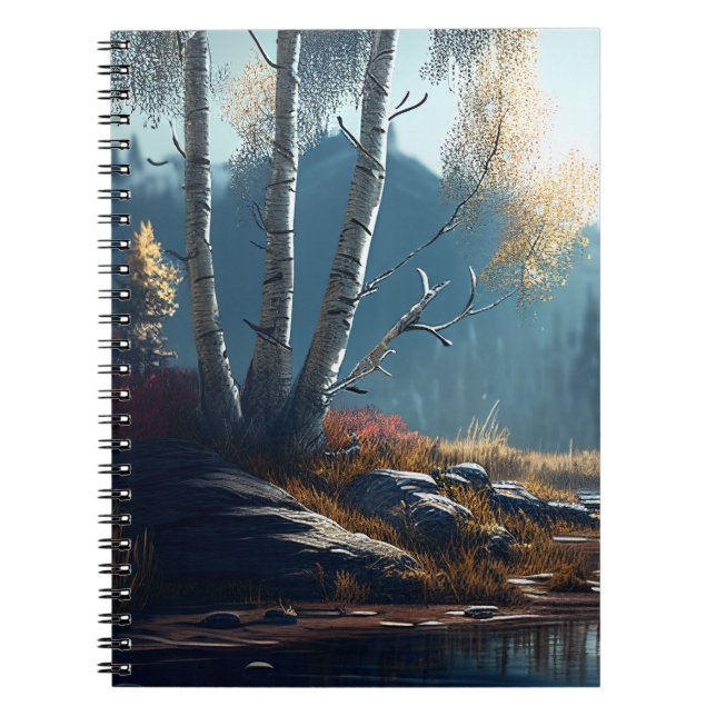Cuaderno Birches Northern Ireland Round, Birch View (Frente)