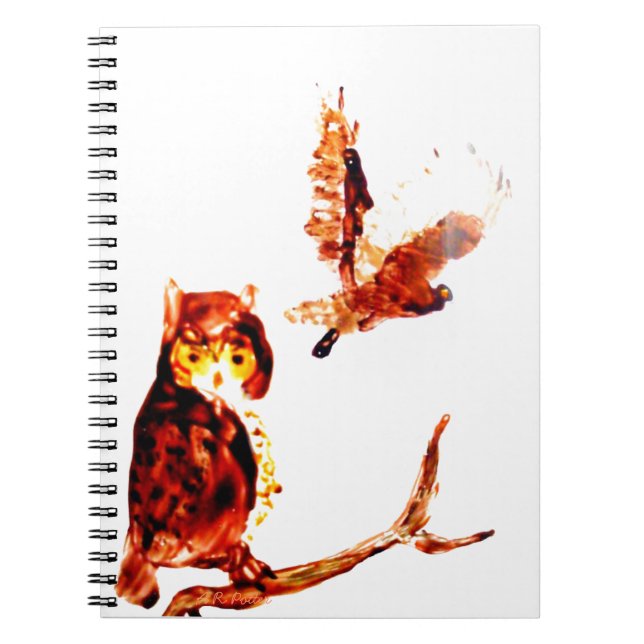 Cuaderno Bird Art Tawny Owls (Frente)