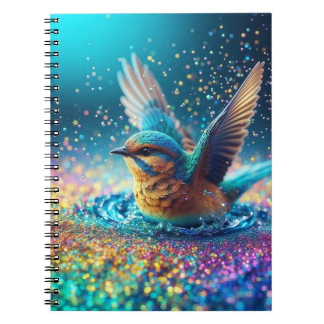 Cuaderno Bird Glitter (Frente)