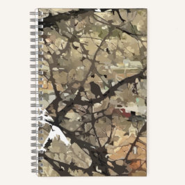 Cuaderno Bird In Tree Spiral Notebook