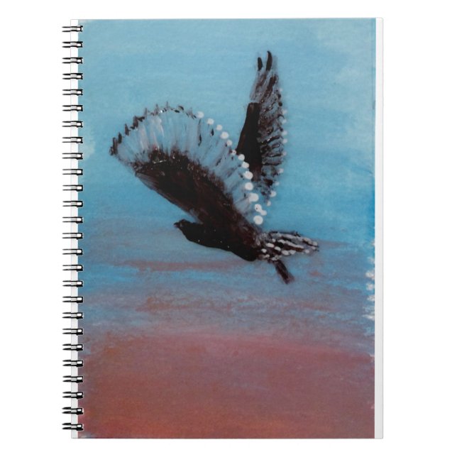 Cuaderno Bird Painting Sunrise Owl (Frente)