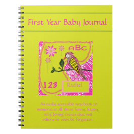 Cuaderno Bird Pink Bird