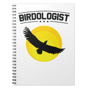 Cuaderno Birdólogo observador de aves vigila aves