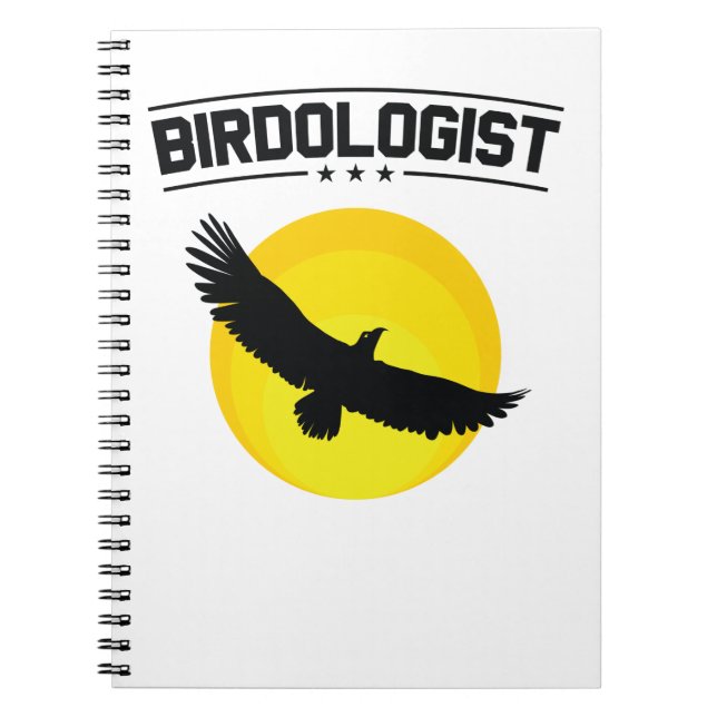 Cuaderno Birdólogo observador de pájaros Birder (Frente)