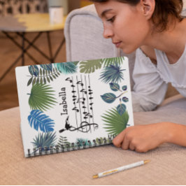 Cuaderno Birdsong Toucan uniéndose al personalizable del ca