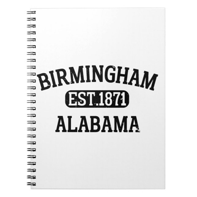 Cuaderno Birmingham Alabama Vintage (Frente)